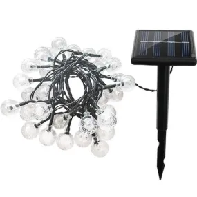 Iconix 60 LED Solar Crystal String Bulbs