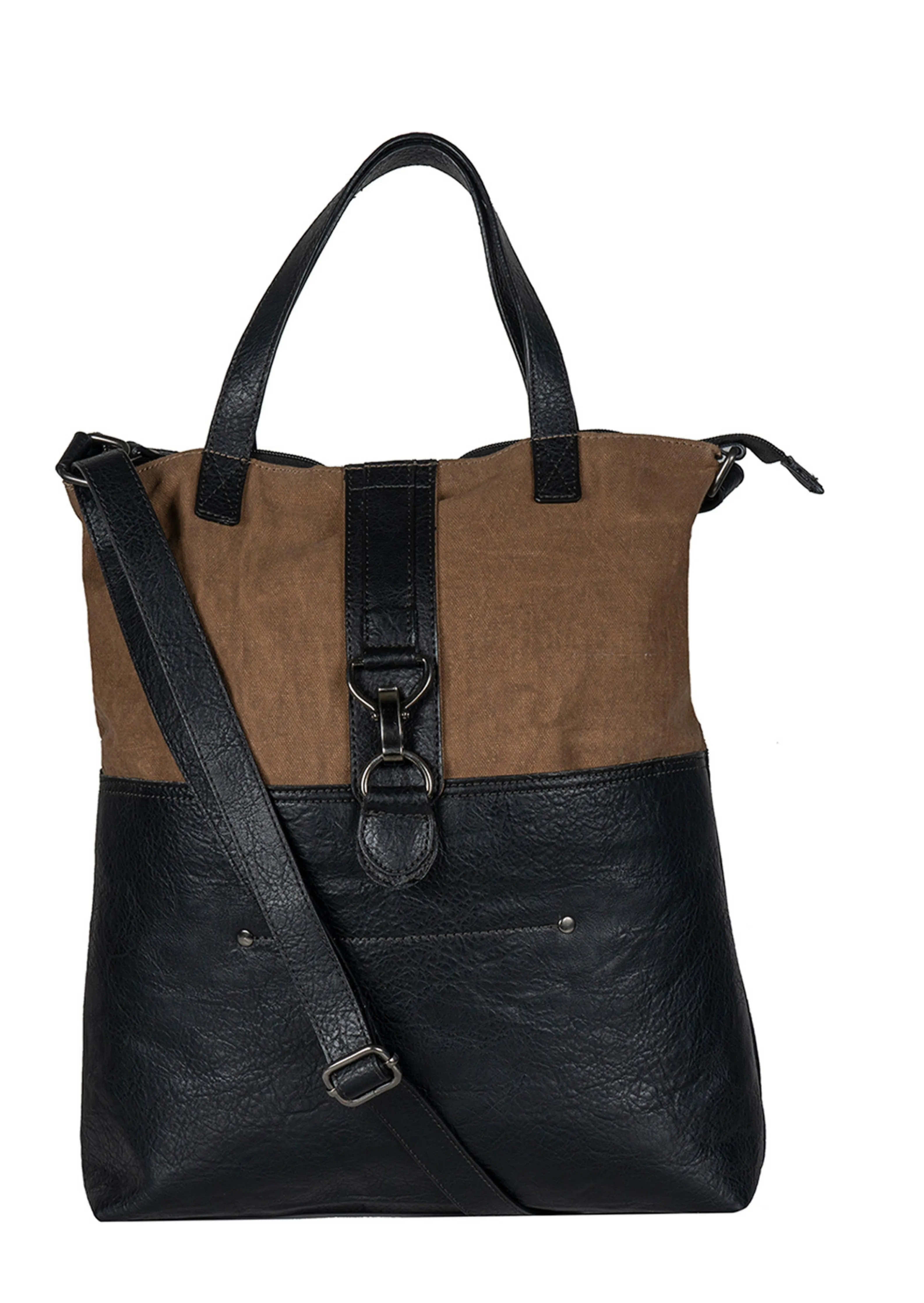 Jamie Up-Cycled Canvas Convertible Women's Tote Bag