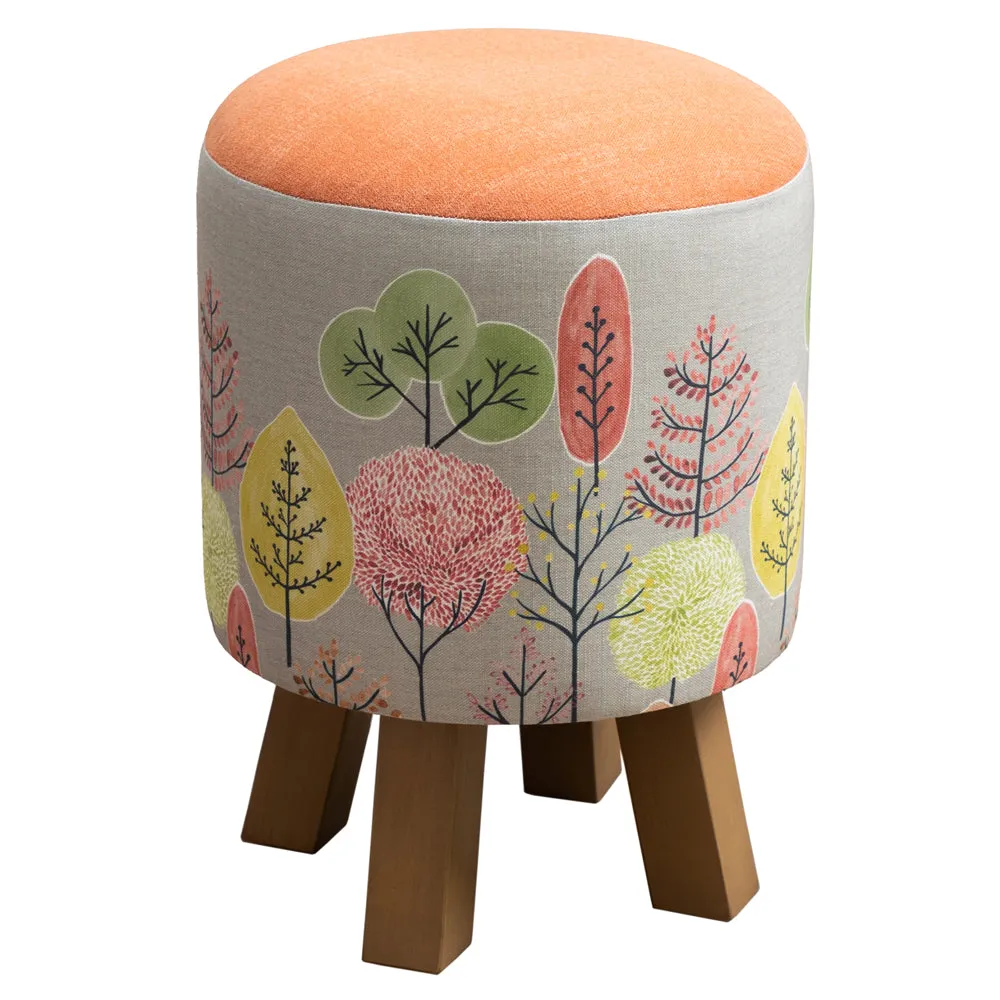Lyall Monty Round Footstool Sandstone