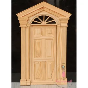 Miniature Anywhere Wooden Carved Door