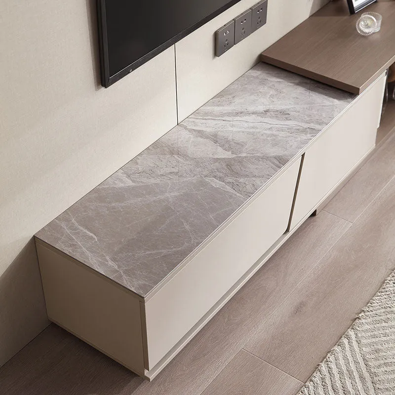 Modern Grey Extendable Entertainment Unit TV Console