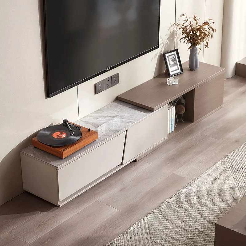 Modern Grey Extendable Entertainment Unit TV Console