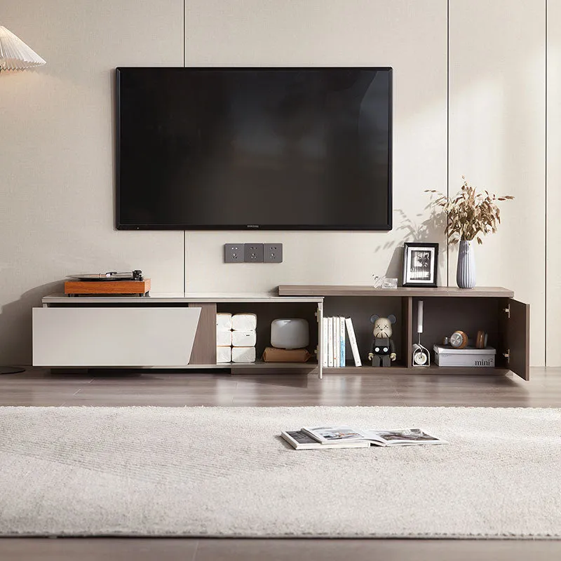 Modern Grey Extendable Entertainment Unit TV Console
