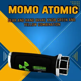 MOMO Atomic  Hand Brake Knob Green - Shift Lever Stick Knob | Lever Knob