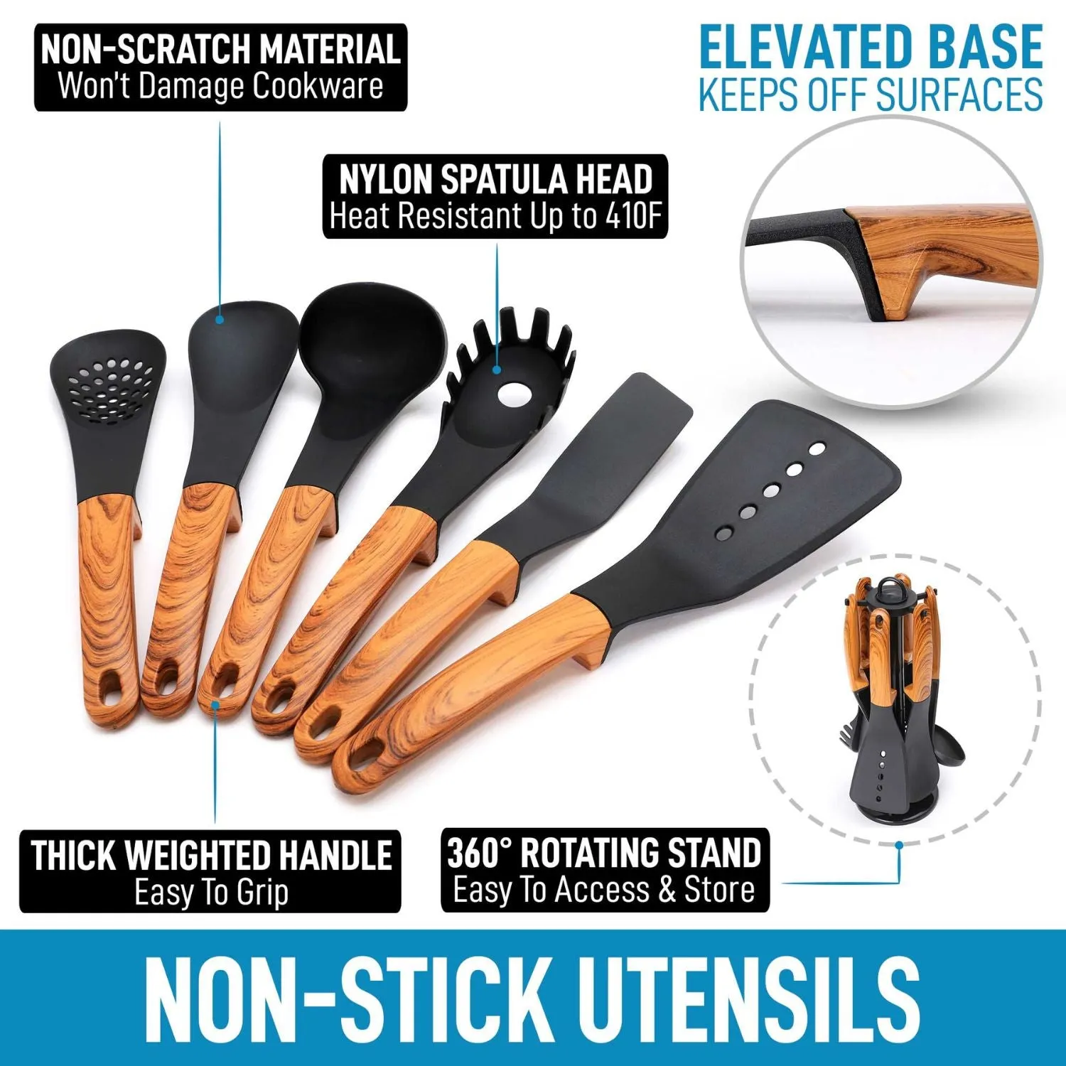 Nylon Kitchen Utensil Set (7-piece)