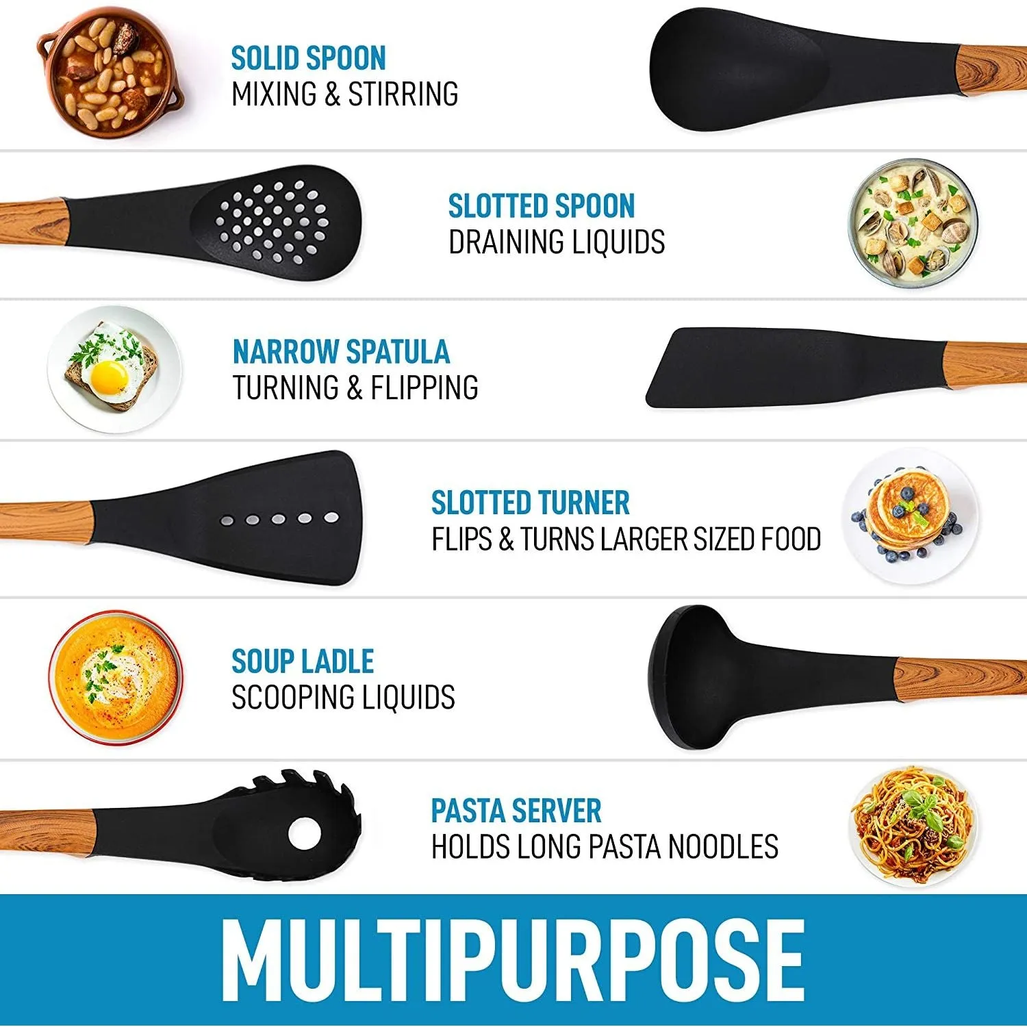 Nylon Kitchen Utensil Set (7-piece)