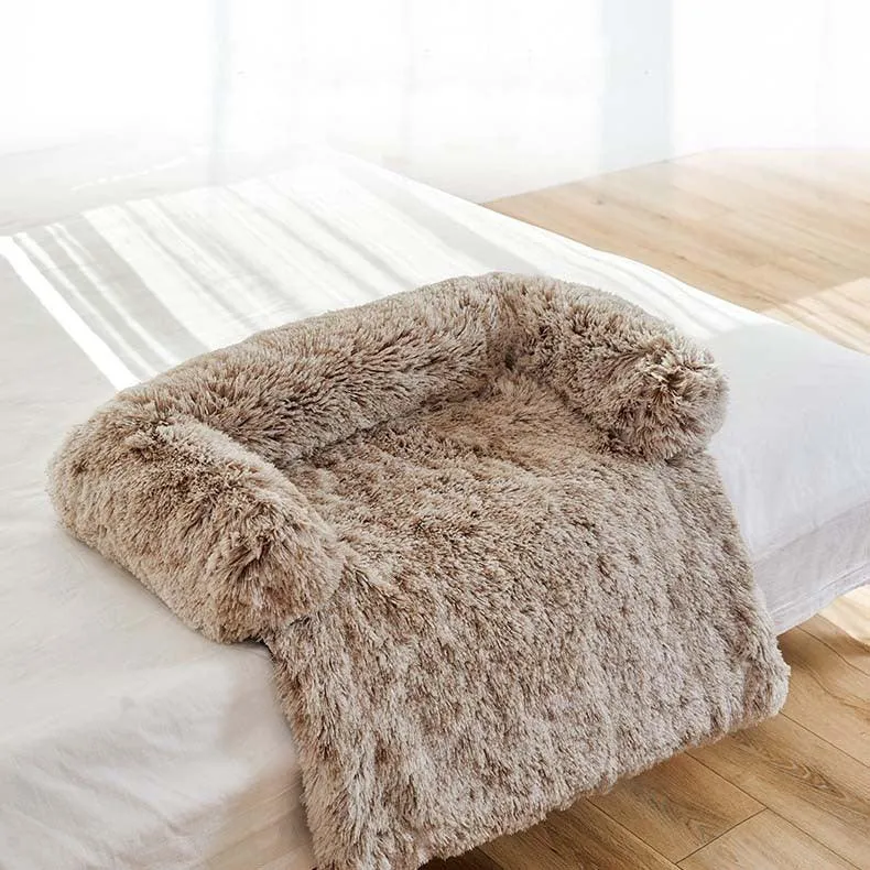 PawFriends Pet Sofa Bed Dog Calming Sofa Cover Protector Cushion Plush Mat M
