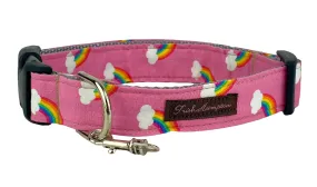 Pink Rainbow Dog Collar - 1022