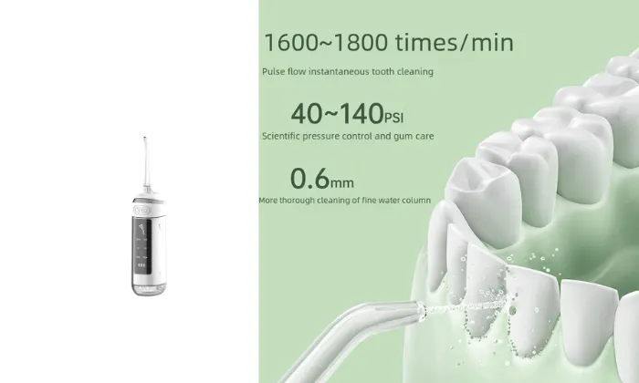 Portable Multi-Speed Toothbrush with Long Battery Life