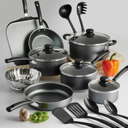 PrimaWare 18-Piece Nonstick Cookware Set