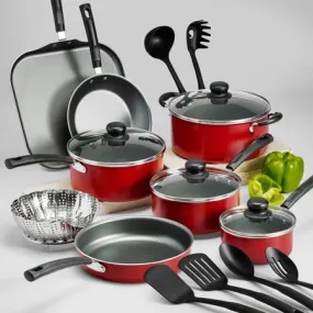 PrimaWare 18-Piece Nonstick Cookware Set