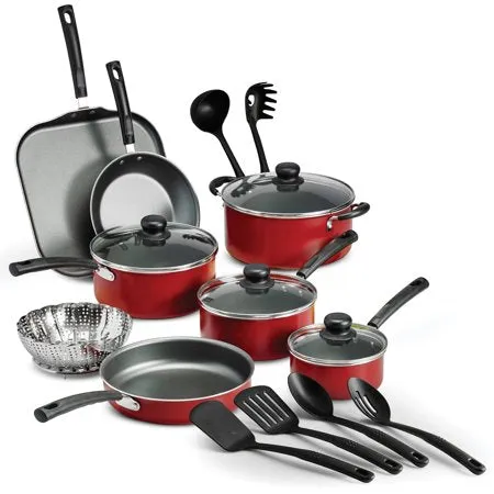 PrimaWare 18-Piece Nonstick Cookware Set