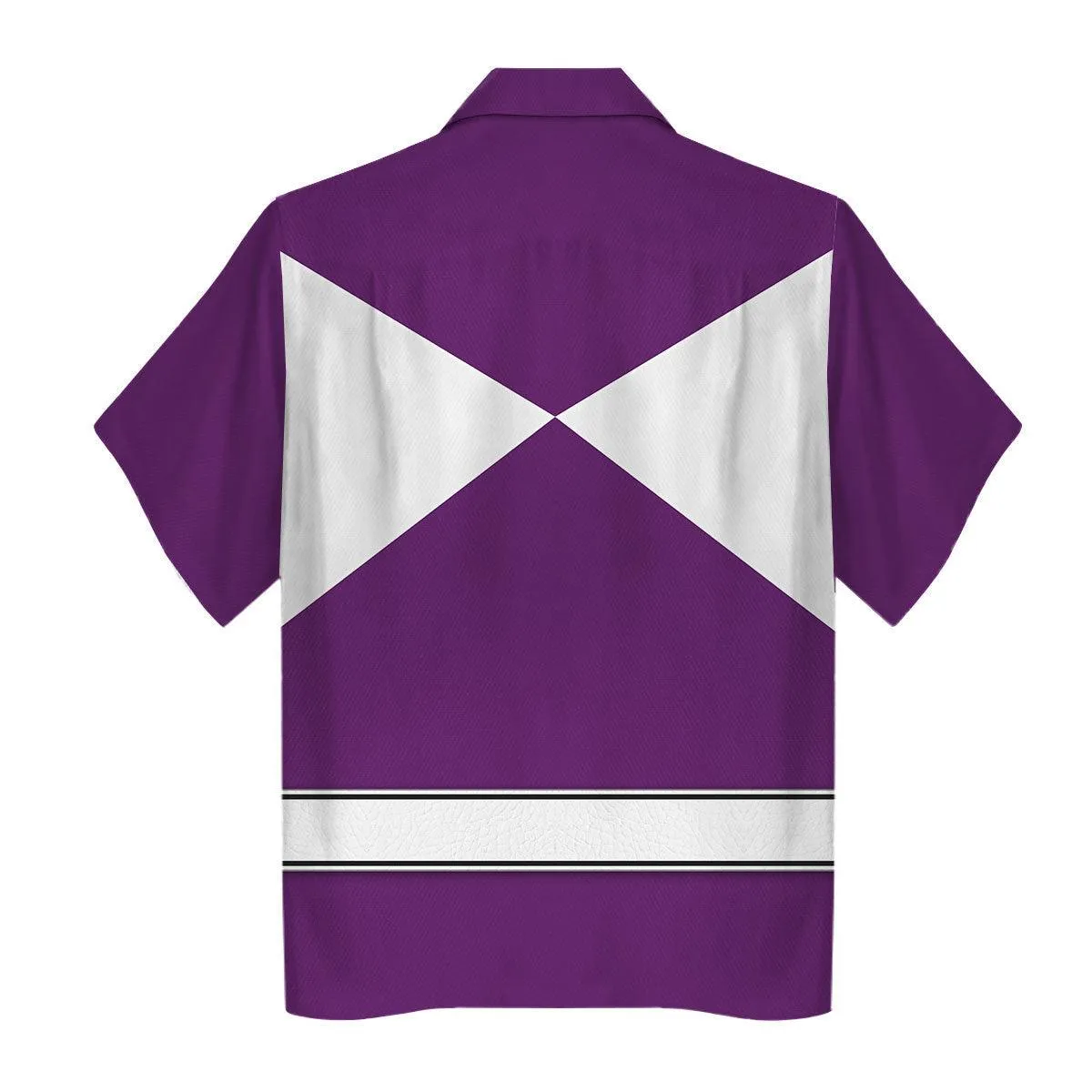 Purple Ranger Mighty Morphin Hawaiian Shirt Beach Shorts