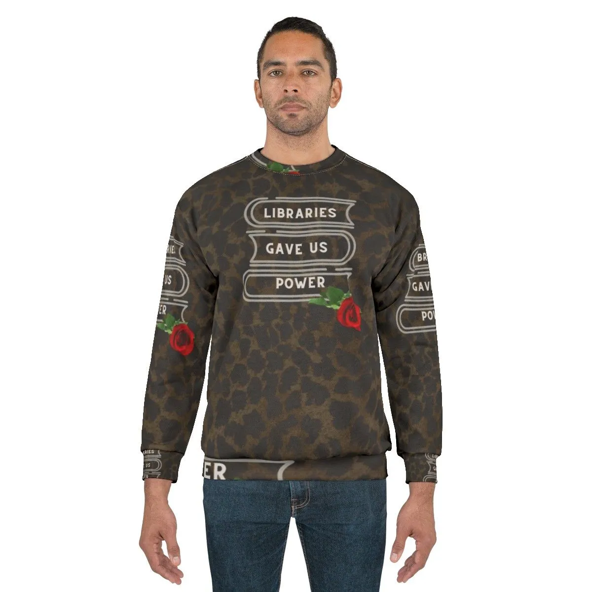 "Libraries Gave Us Power" Vintage Aesthetic Sweatshirt