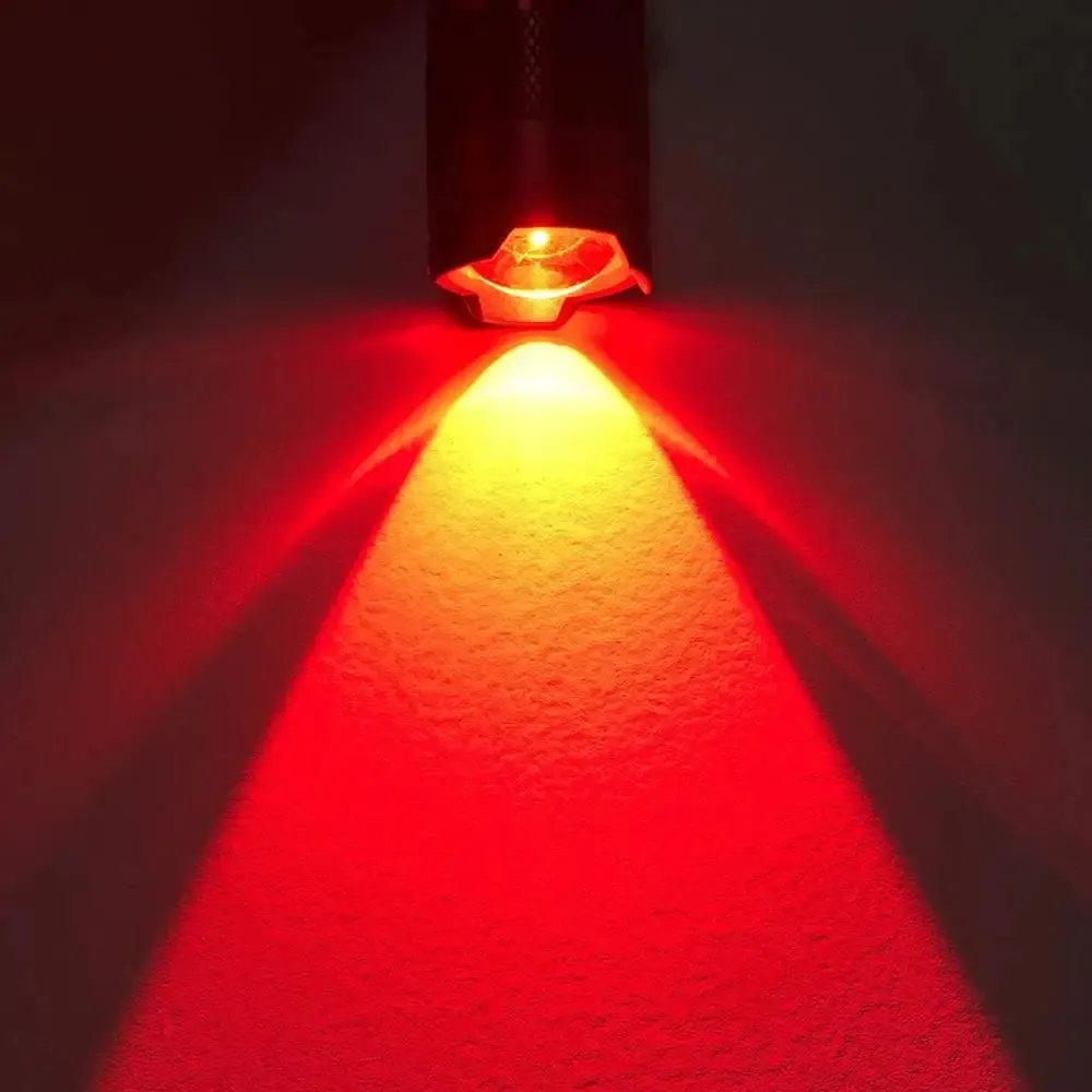 Red Light Zoom Flashlight Mini Hunting Bees Fishing Blood Vessels Astronomy Observe Star Hotel Camera Detector Lamp Torch AA Cel