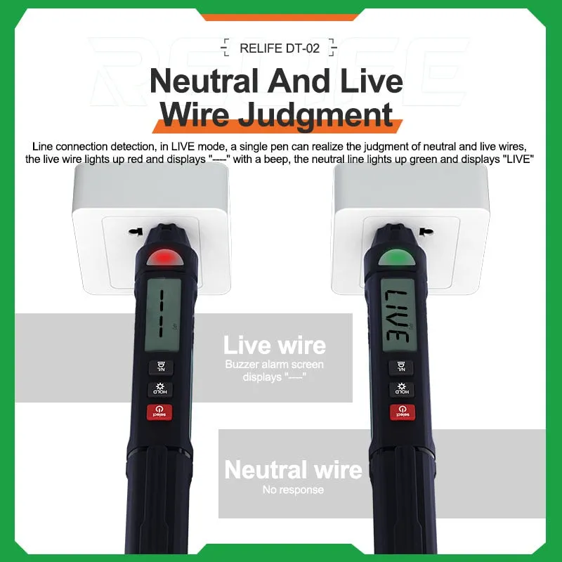 RELIFE DT-02 Smart Pen-type Multimeter
