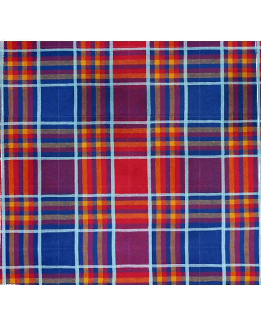 Solid Checks Cotton Oven Mitten & Pot Holders Set