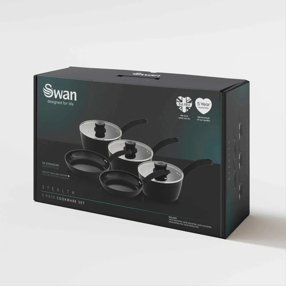 Stealth 5 Piece Cookware Set
