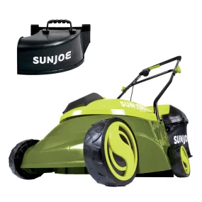 Sun Joe MJ401C-PRO Cordless Push Lawn Mower | 14-in | 28 Volt | Discharge Chute