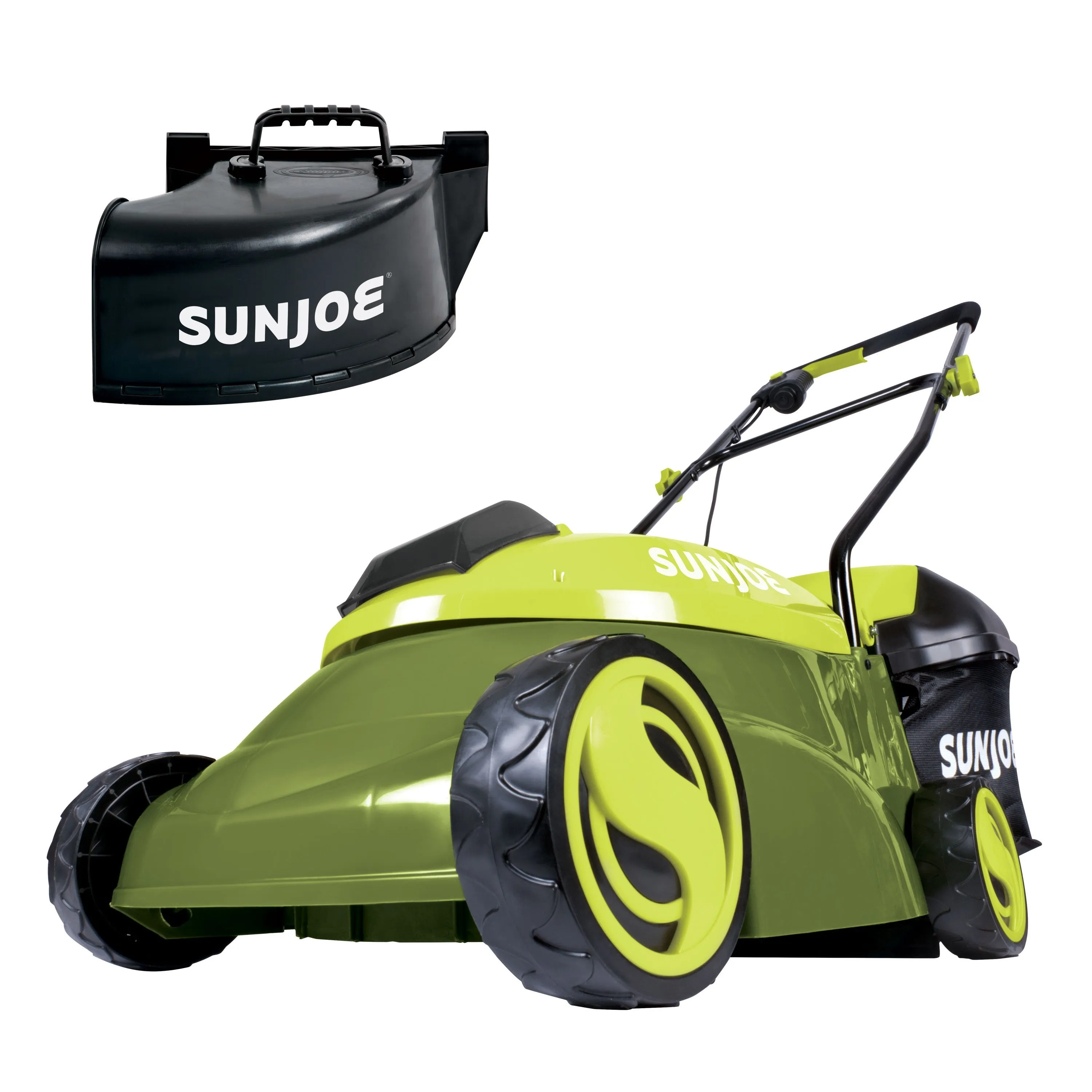 Sun Joe MJ401C-PRO Cordless Push Lawn Mower | 14-in | 28 Volt | Discharge Chute
