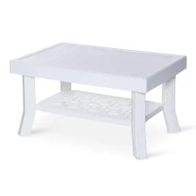 Supreme Vegas Plastic Center Table (Milky White)