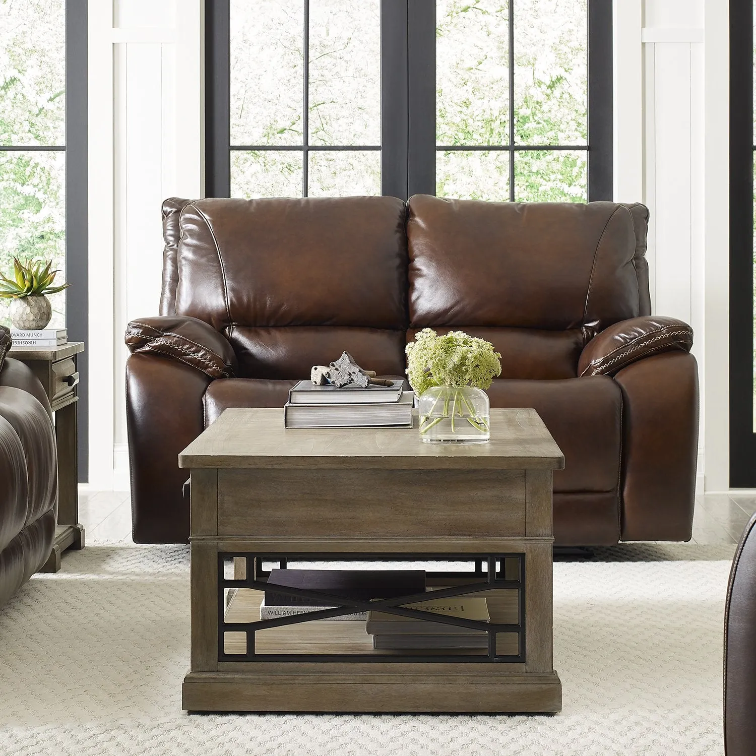 VAIL - BURNT SIENNA Power Loveseat