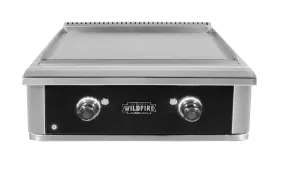 Wildfire Ranch PRO 30-Inch Black 304 SS Gas Griddle -WF-PROGRD-RH-LP/NG