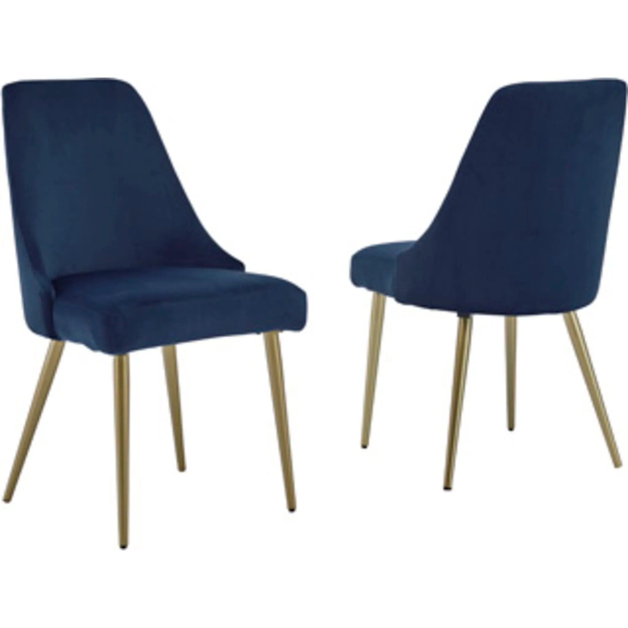 Wynora Side Chair - Blue/Gold - (D292-01)
