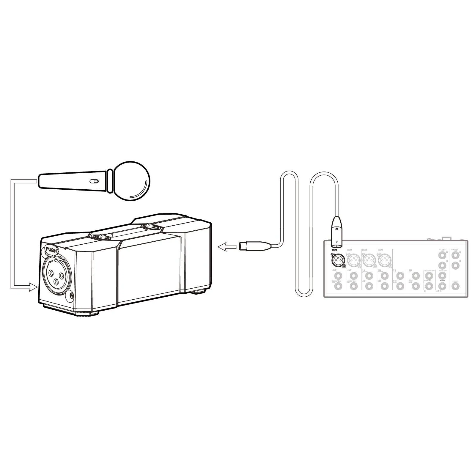 Xvive P1-XVIVE P1 Portable Phantom Power Supply, Rechargable Batt.